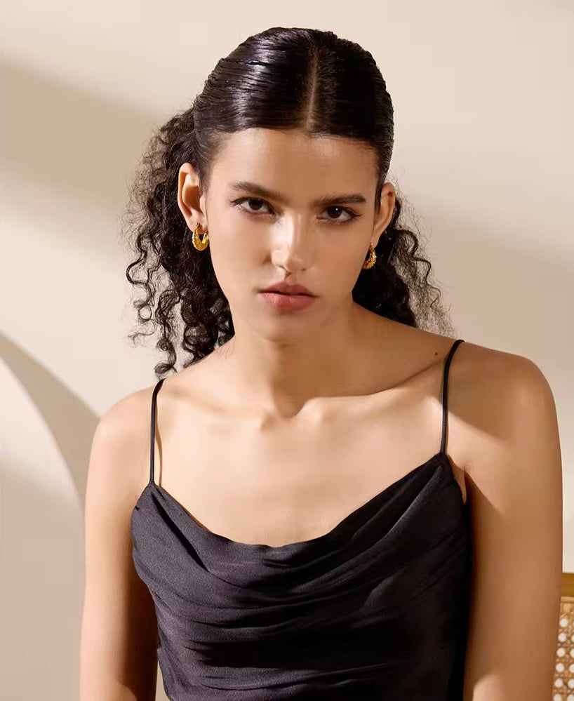 Collection boucles d’oreilles plaqué or 18k