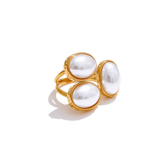 Bague Pierre Naturelle Aventurine Plaqué Or