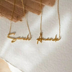 Collier personnalisé avec initial plaqué or