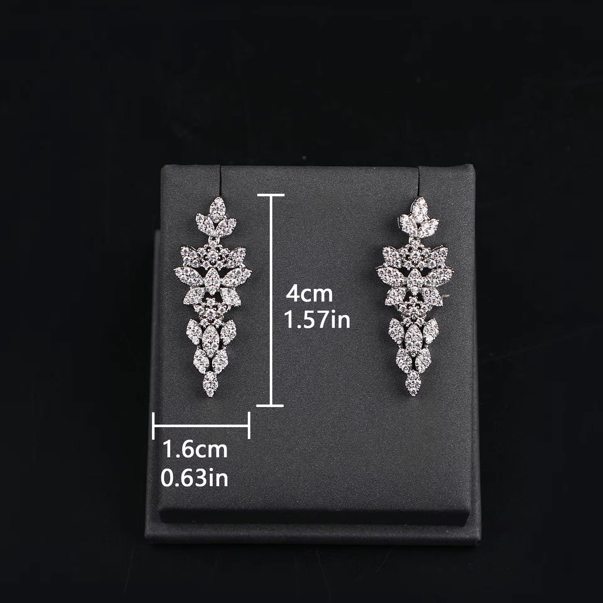 Parure princesse diana diamants et zirconium platine