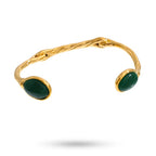 Bracelet collection 2026 plaqué or 18k pierre naturelle