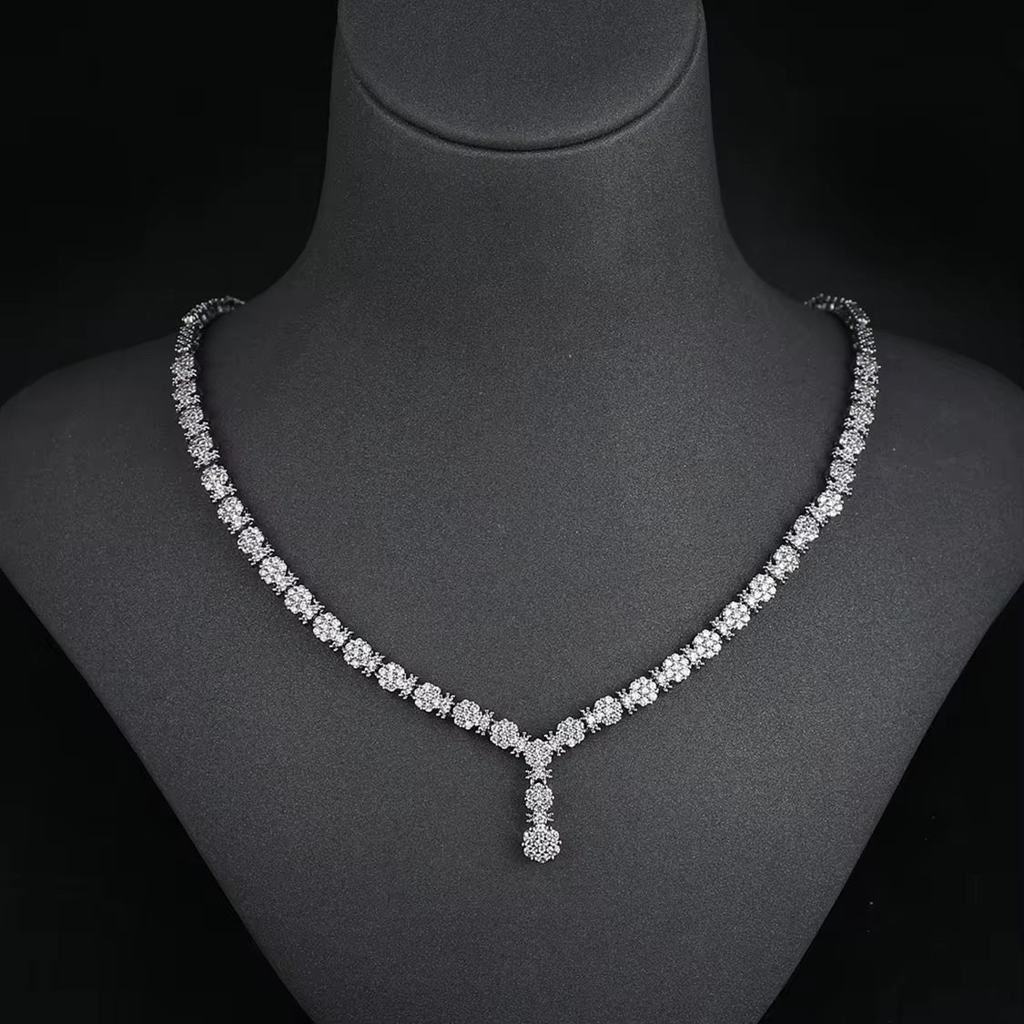 Parure princesse seyana plaqué platine