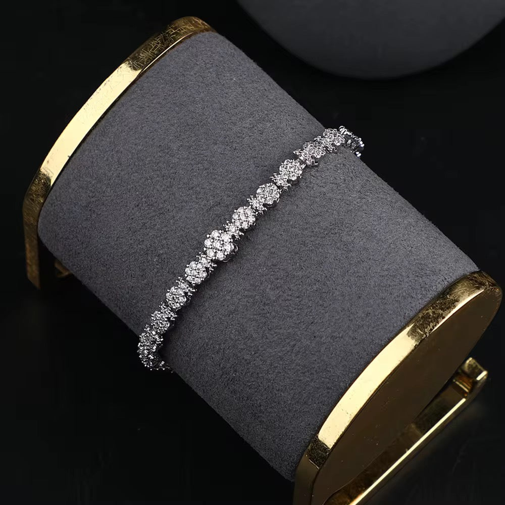 Parure princesse seyana plaqué platine