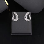 Parure reine Élisabeth diamants zircon platine